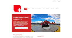 Desktop Screenshot of prehospitalcareprogramme.org